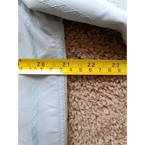 Quicksilver Button Up Shirt Men's Size Small Petite Striped Blue Short Sleeve - Picture 5 of 6